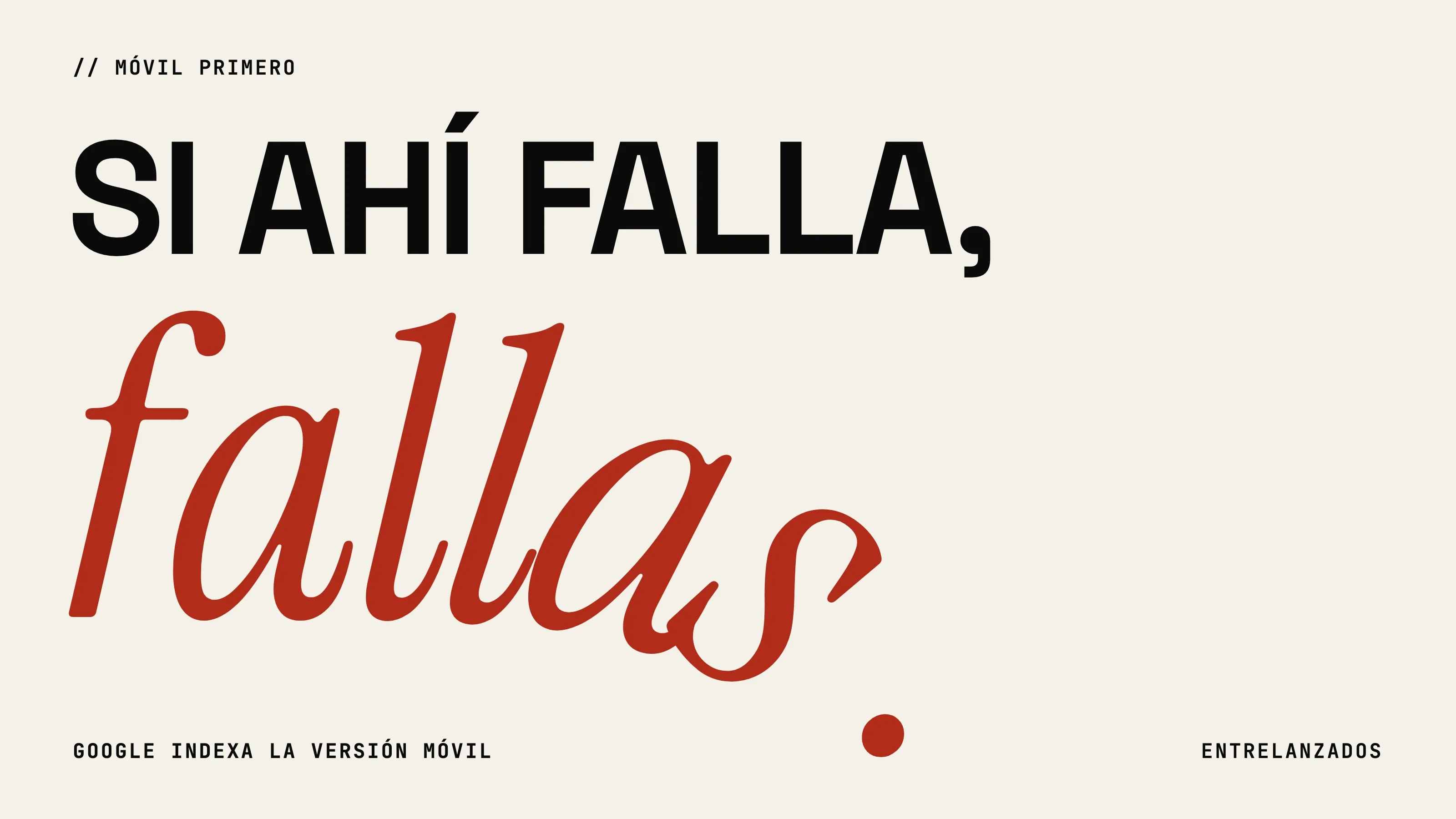 «Si ahí falla, fallas», con las últimas letras de fallas cayéndose
